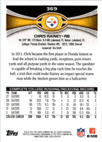 2012 Topps Chris Rainey #369 Rookie