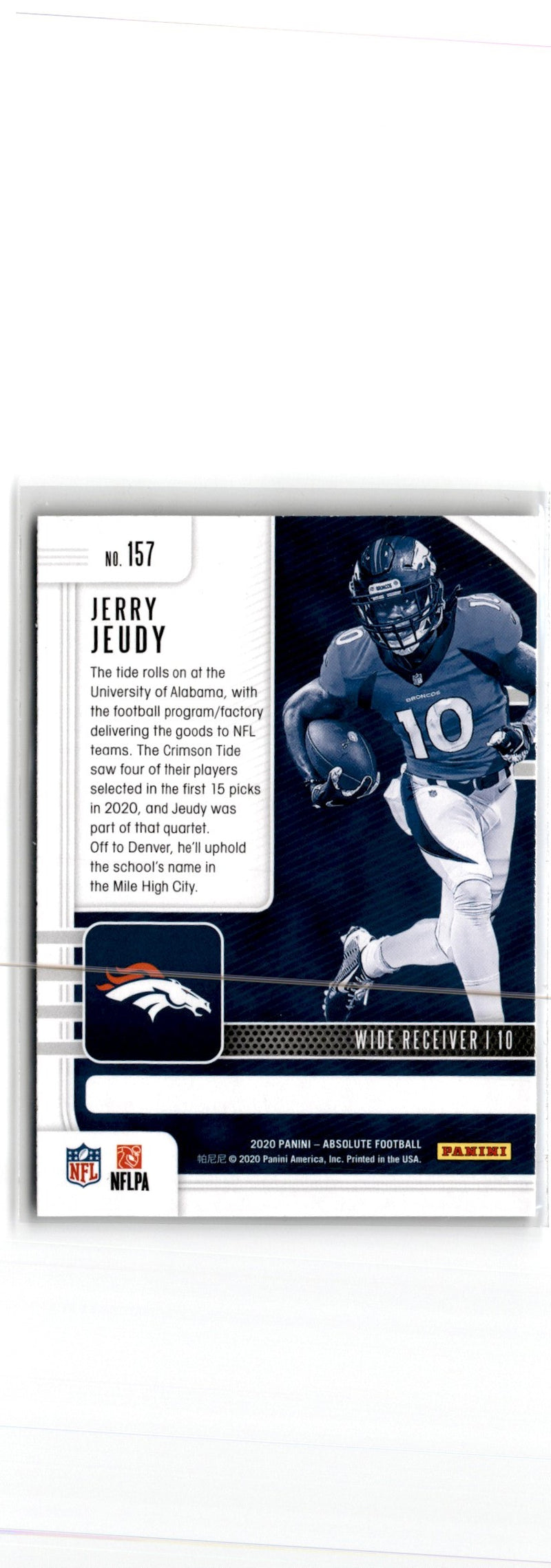 2020 Panini Absolute Jerry Jeudy