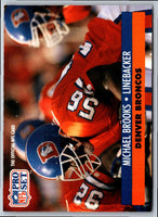 1990 Pro Set Michael Brooks #485 Rookie