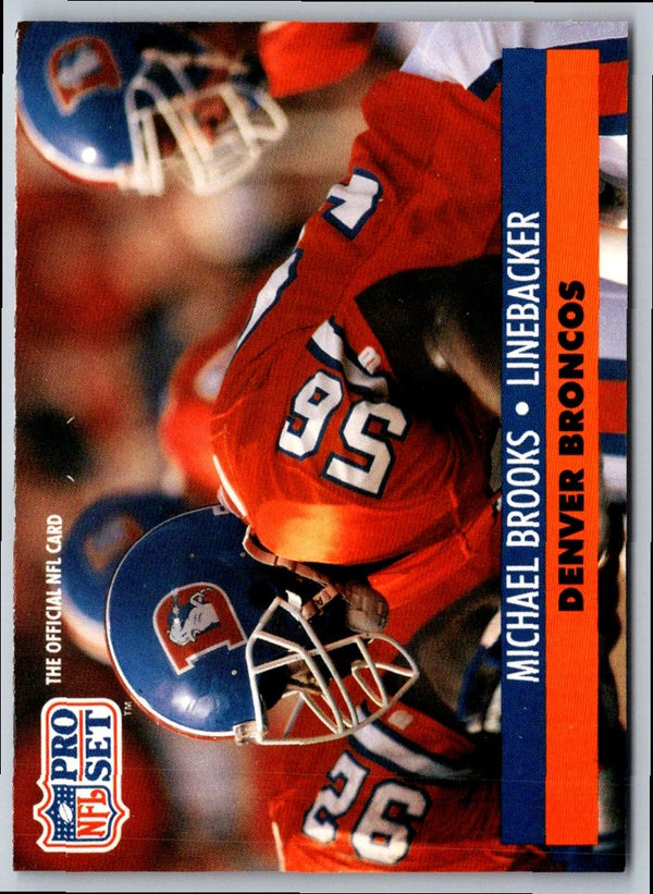 1990 Pro Set Michael Brooks #485 Rookie