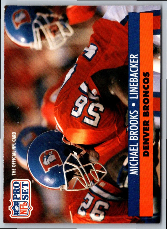 1990 Pro Set Michael Brooks #485 Rookie