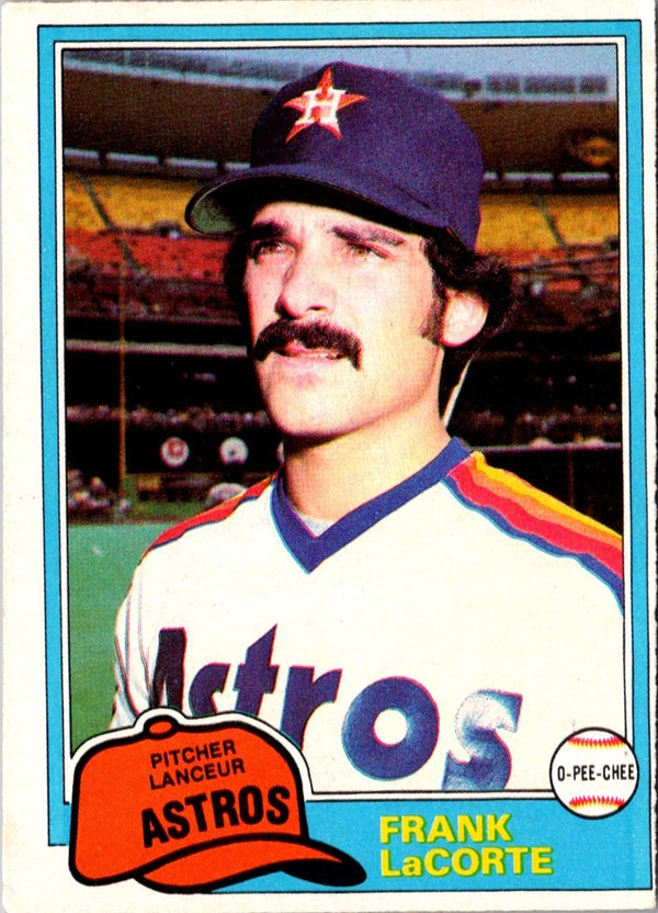 1981 O-Pee-Chee Frank LaCorte #348