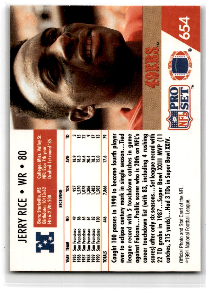 1991 Pro Set Jerry Rice