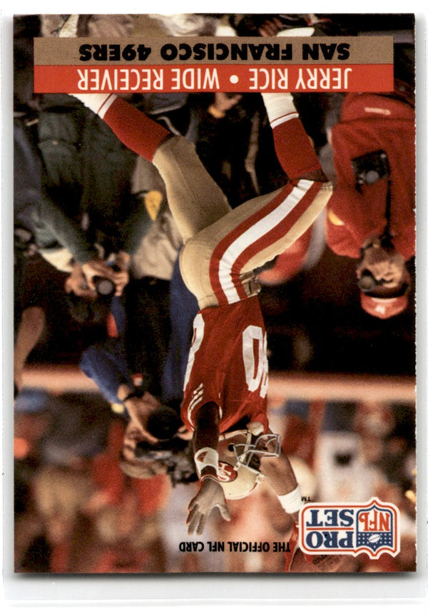 1991 Pro Set Jerry Rice #654