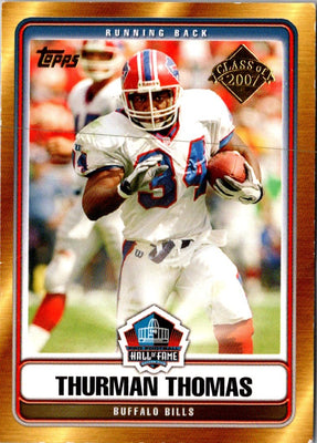 2007 Topps Hall of Fame Class 2007 Thurman Thomas #HOF-TT
