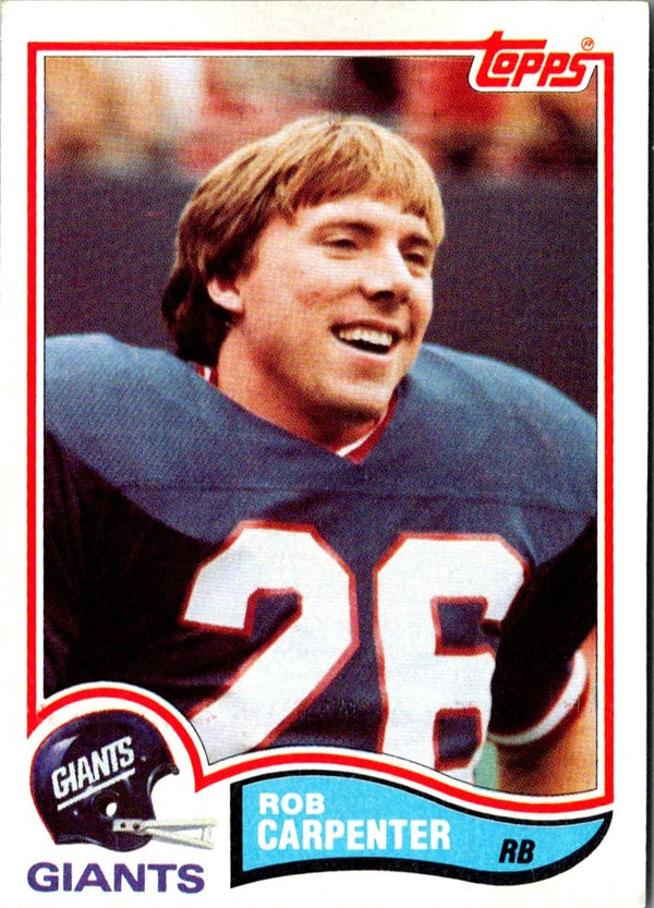 1982 Topps Rob Carpenter #417