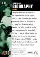 2010 Upper Deck Season Biography Joe Saunders #SB-39