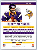 2014 Panini Rookies And Stars Christian Ponder #56