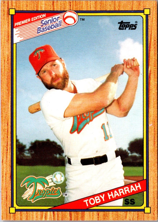 1989 Topps Senior League Toby Harrah #58