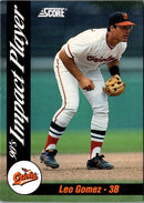 1992 Score Impact Players Leo Gomez