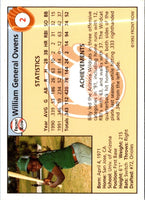 1992 Front Row Draft Picks Billy Owens #2