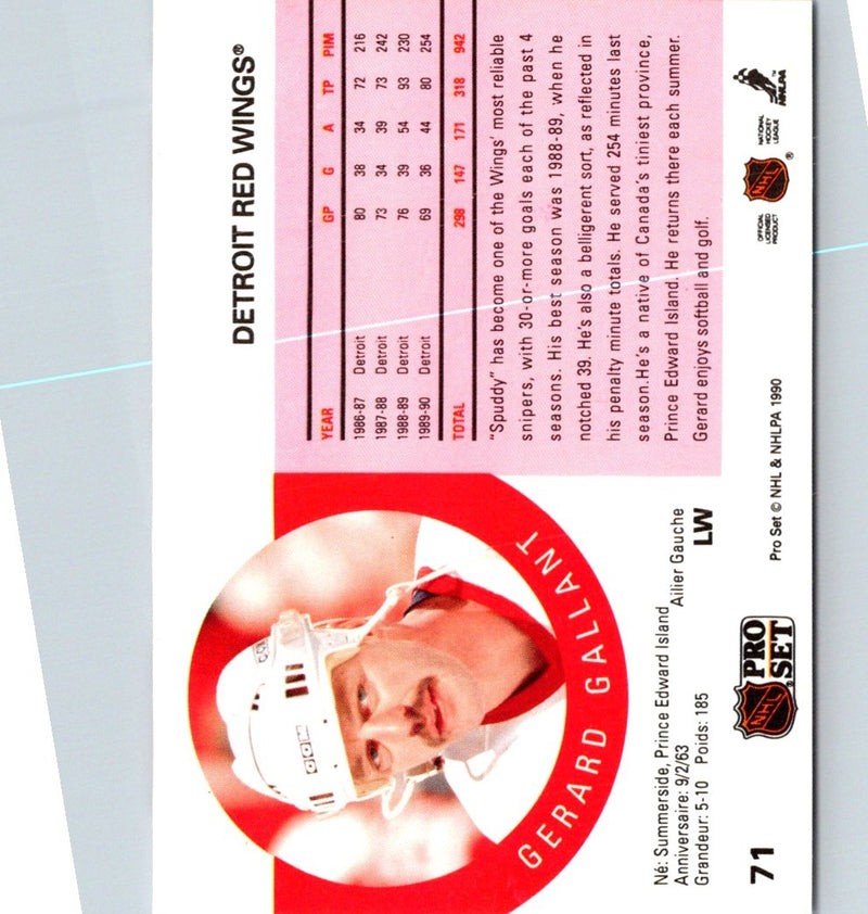 1990 Pro Set Gerard Gallant