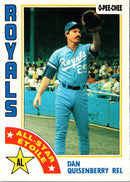 1984 O-Pee-Chee Dan Quisenberry