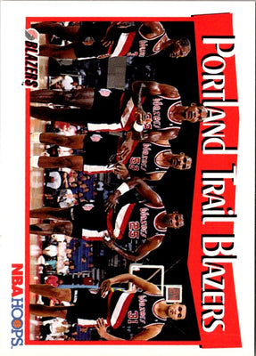 1991 Hoops Portland Trail Blazers #295