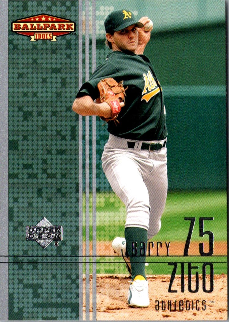 2002 Upper Deck Ballpark Idols Barry Zito