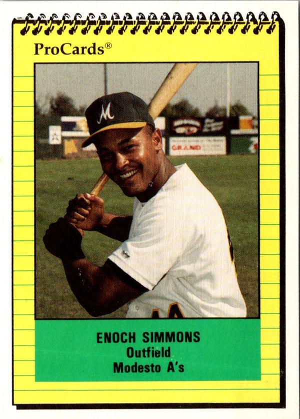 1991 ProCards Enoch Simmons #3105