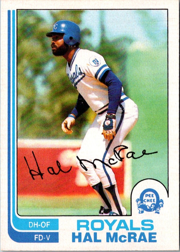 1982 O-Pee-Chee Hal McRae #384