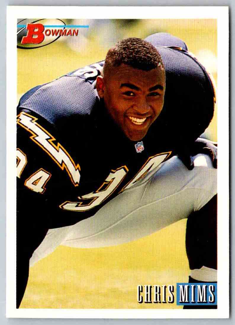 1993 Bowman Football Chris Mims