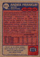 1985 Topps Andra Franklin