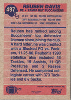 1991 Topps Reuben Davis #497