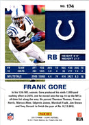 2017 Score Frank Gore