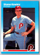 1987 Fleer Shane Rawley