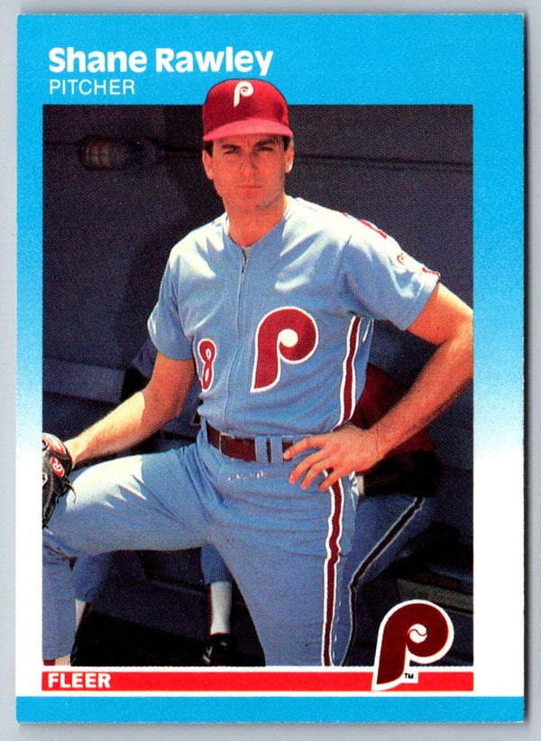 1987 Fleer Shane Rawley #180