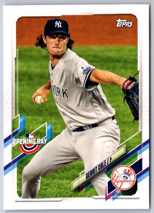 2021 Topps Opening Day Gerrit Cole #38