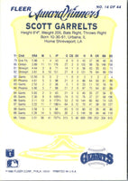 1990 Fleer Award Winners Scott Garrelts #14