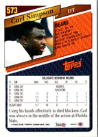 1993 Topps Gold Carl Simpson #573