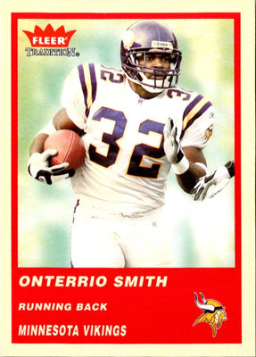 2004 Fleer Tradition Onterrio Smith #135