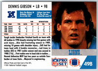 1992 Proset Dennis Gibson #498