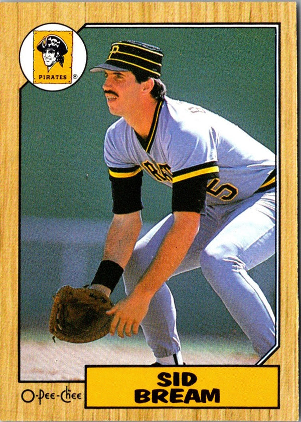 1987 O-Pee-Chee Sid Bream #35