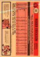 1981 O-Pee-Chee Roger Erickson