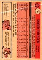 1981 O-Pee-Chee Roger Erickson #80