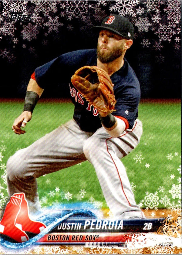 2018 Topps Holiday Dustin Pedroia #HMW149