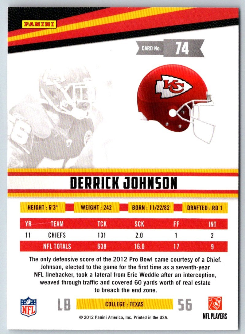 2012 Panini Rookies & Stars Derrick Johnson