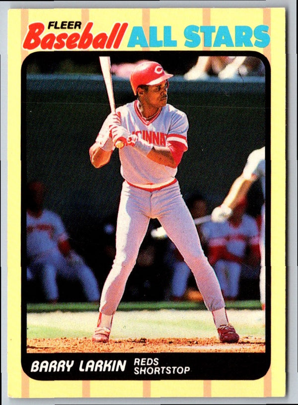 1989 Fleer Baseball All-Stars Barry Larkin #26