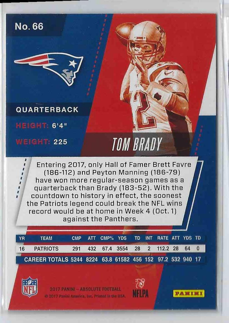 2012 Playoff Absolute Memorabilia Tom Brady