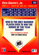 1992 Triple Play Previews Ken Griffey Jr.