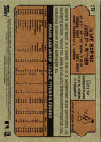2021 Topps Heritage Jaime Barria #219
