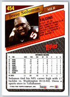 1993 Topps Jesse Solomon #454
