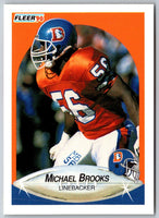 1990 Fleer Michael Brooks #20 Rookie