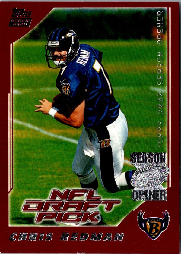 2000 Topps Season Opener Chris Redman #214 Rookie