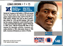 1991 Pro Set Lomas Brown