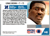 1991 Pro Set Lomas Brown #148