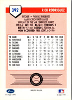 1991 Line Drive AAA Rick Rodriguez #392