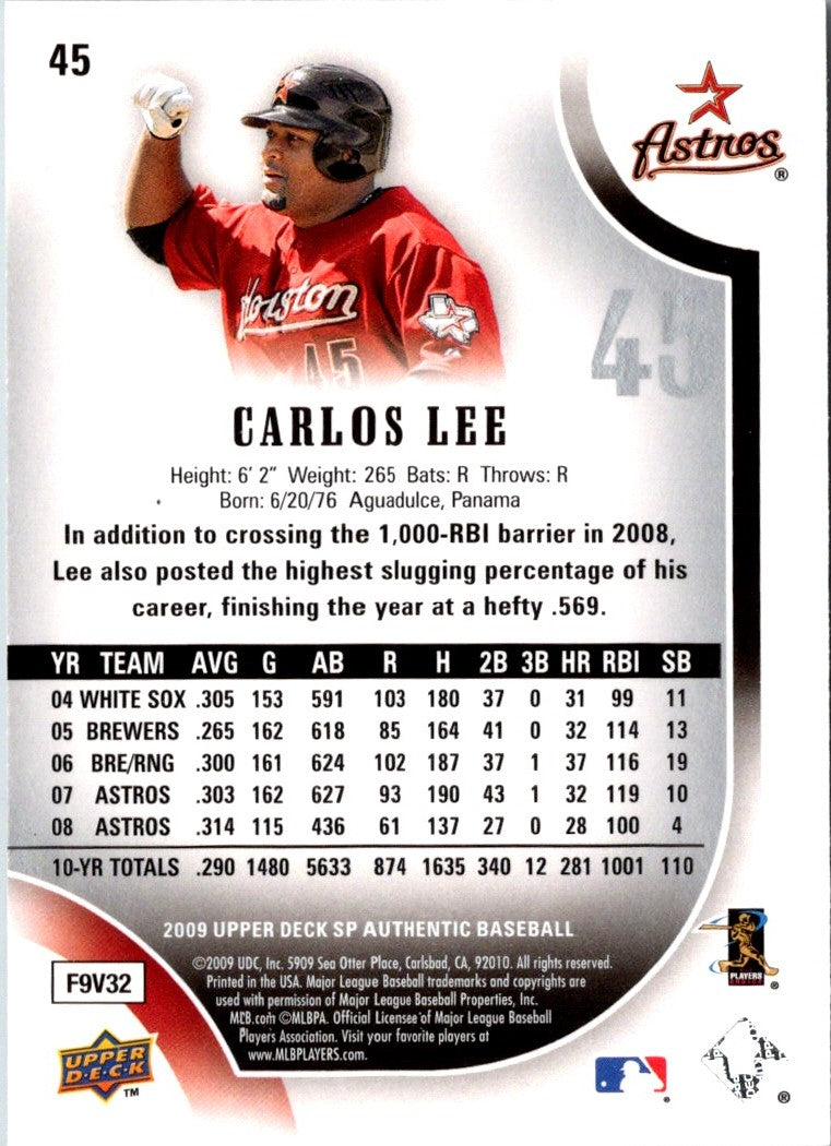 2008 Upper Deck X Carlos Lee