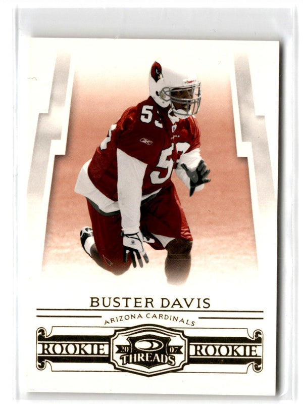 2007 Donruss Threads Buster Davis #196 Rookie 095/999