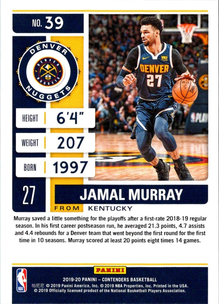 2020 Panini Jamal Murray